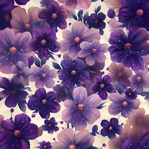 whimsical floral background