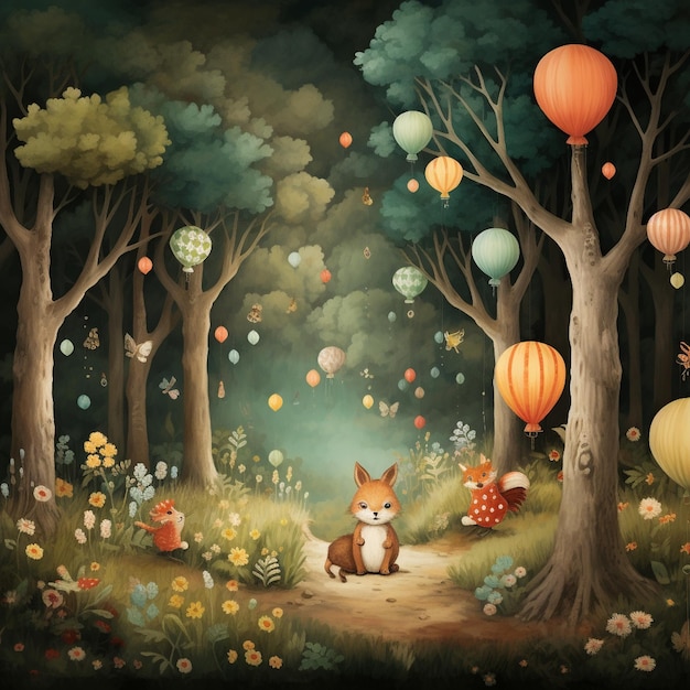 Whimsical Forest