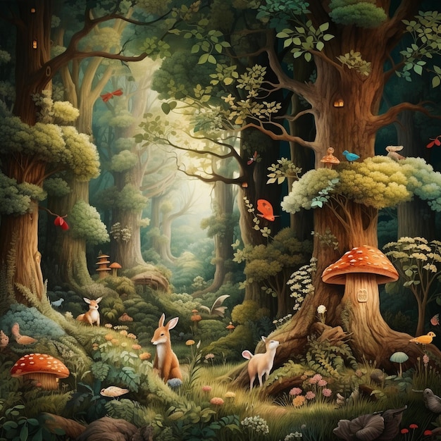 Whimsical Forest