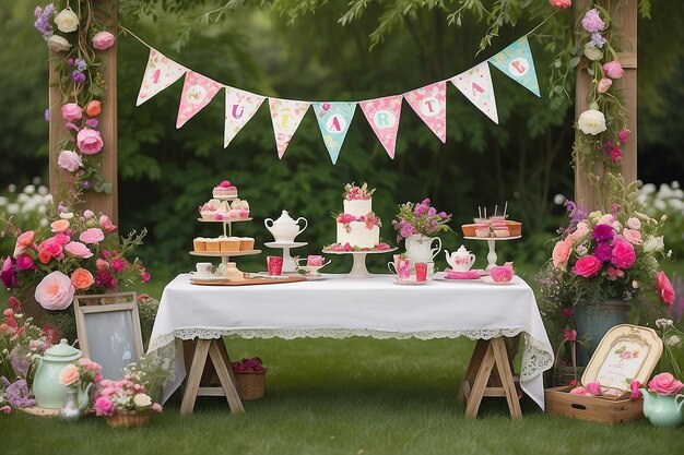 Whimsical Garden Party Image