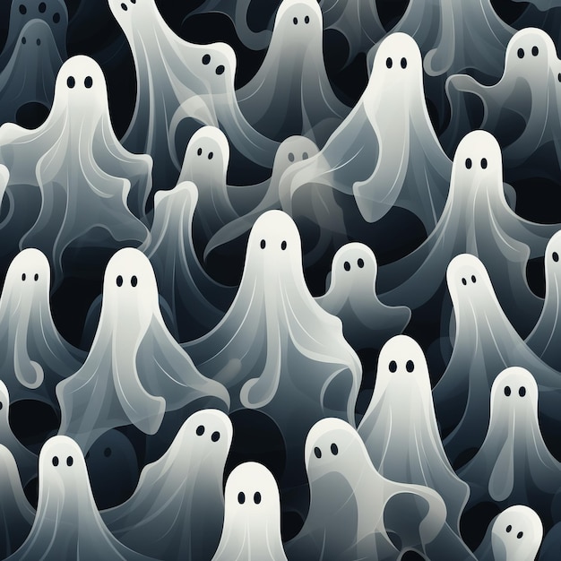 Whimsical Haunting A Nostalgic Ode to 1930s Cartoon Ghosts