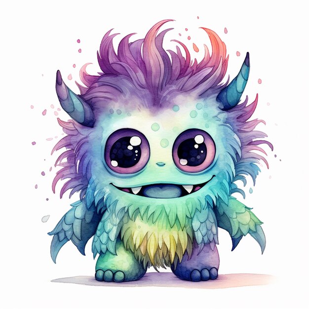 Whimsical Monster Art Colorful Delight