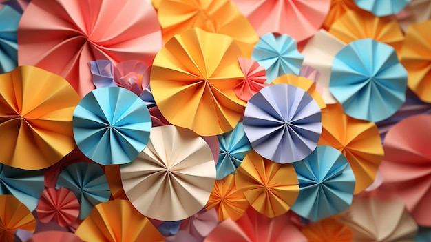 Whimsical Paper Pinwheels