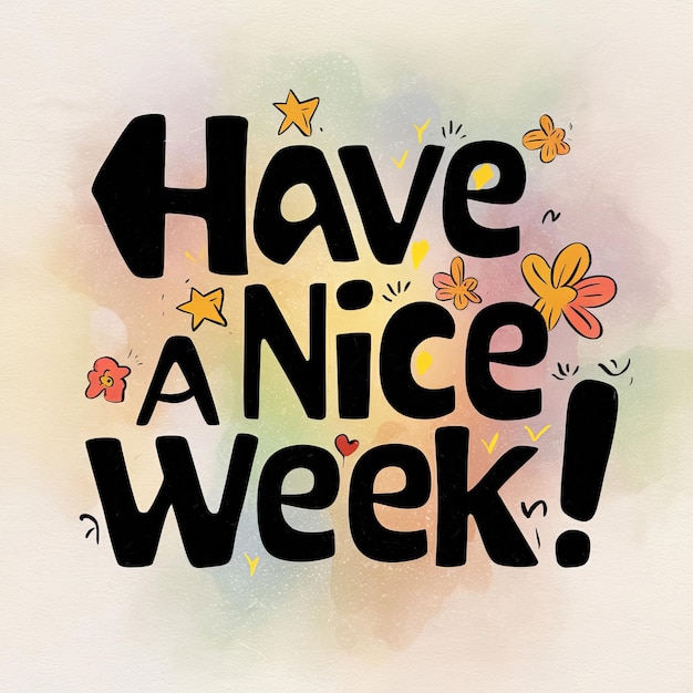whimsical week playful typography with retro charm