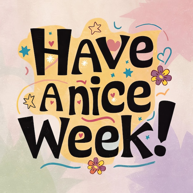Whimsical Week Speelse typografie met retro charme