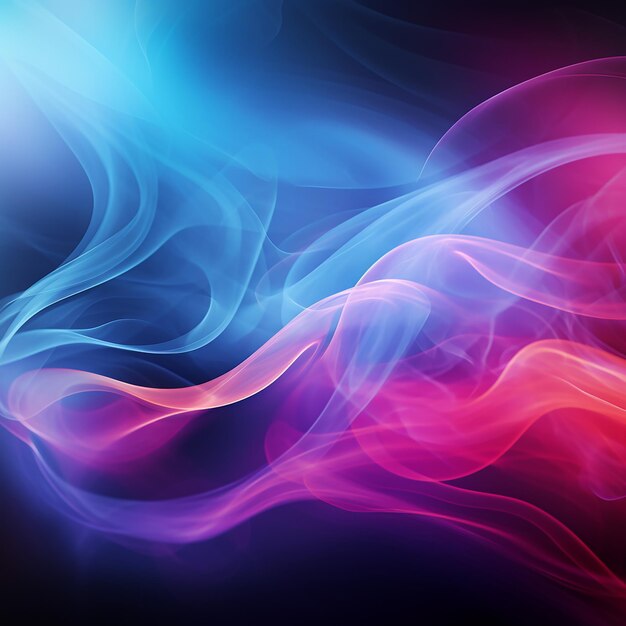 Whimsical Wisps Abstract Background with Smoke Design