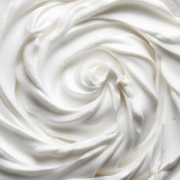 Whipped cream texture