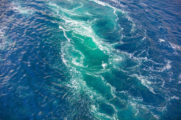 Whirlpool on the mountain river