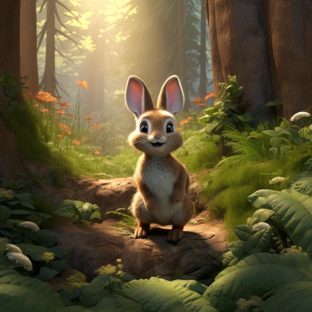 숲 속의 토끼의 매혹적인 여정 Pixar의 최신 걸작