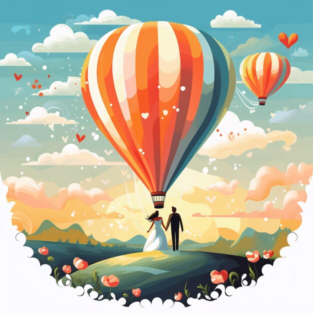 Photo whisked away a hot air balloon ride