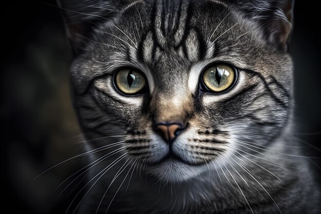 whiskers, grey, animals, tabby, gray, look, eye, white, face, nature, mammal