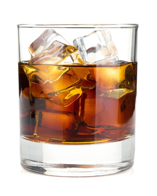 Whisky cola cocktail