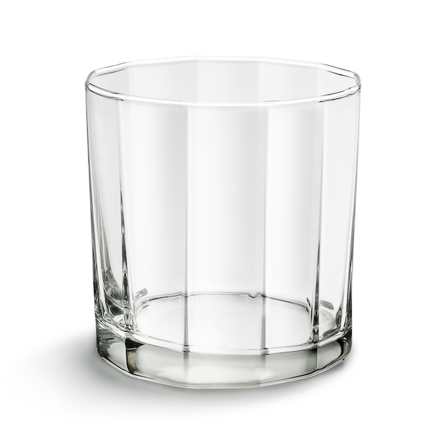 Whisky glas geïsoleerd