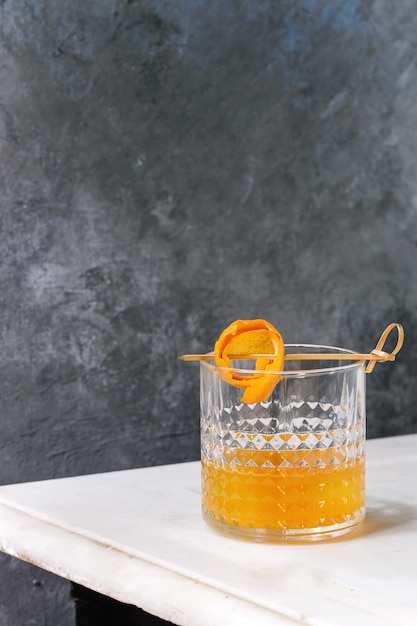 Whisky oranje cocktail