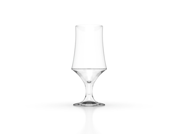 Whiskyglas scotch bourbon creatief geïsoleerd op een witte achtergrond