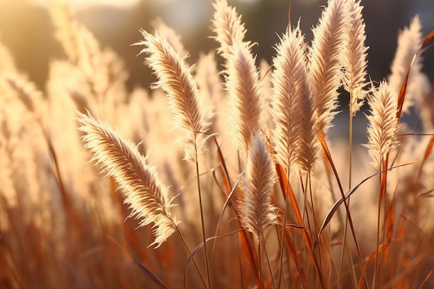 Whispering Grass Leuk behang voor subtiele natuur