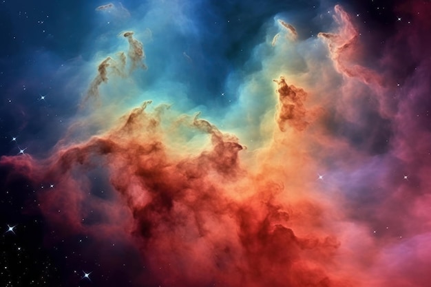 Foto la nebulosa sussurrante