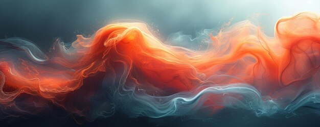 Photo whispering winds abstract shapes fluid motion wallpaper