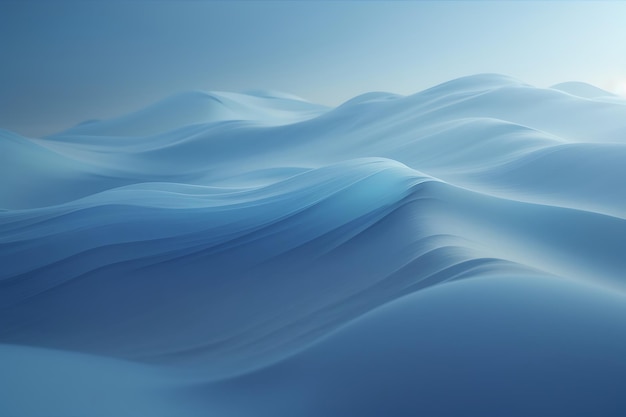 Whispering Winds Gentle Blue Gradient