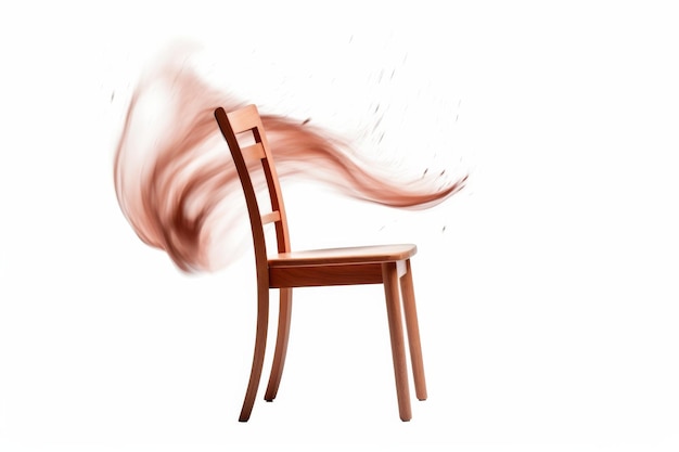 사진 바람의 속삭임 의자 춤은 색 또는 은 표면에서 png 투명한 배경