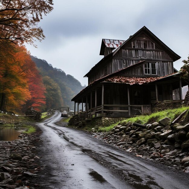 Шепты деревенской красоты Осенний пейзаж Фото