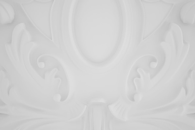 Photo white 3d organic background