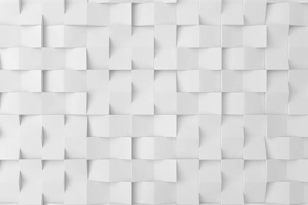 White 3d wall for background
