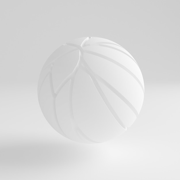 白い抽象的な背景。 3Dイラスト、3Dレンダリング。