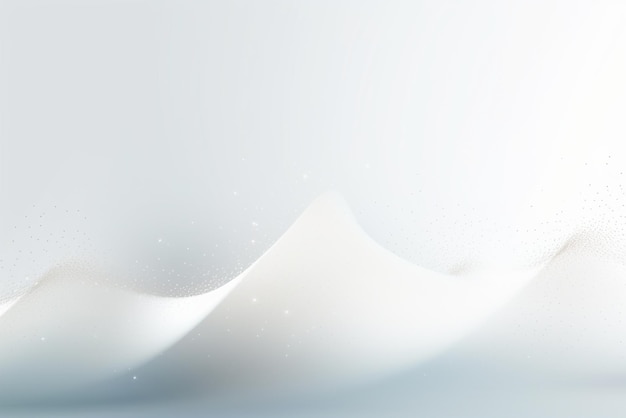 white abstract background with a dynamic wave of