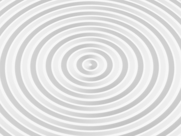 Photo white abstract background with ripple wave circle style