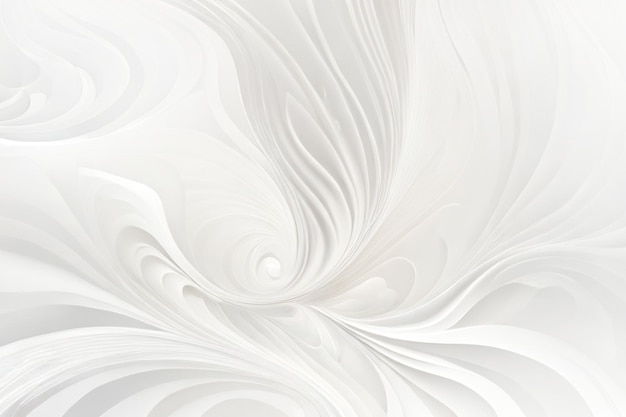 White abstract fluid flow background