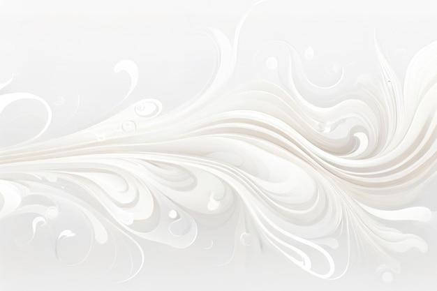 White abstract fluid flow background