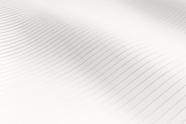写真 白い抽象的なスライス波パターンの背景