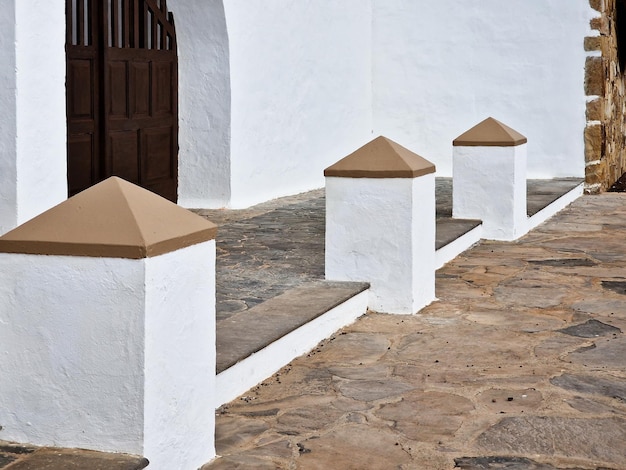 White architecture on the island of Fuerteventura, Canary Islands, Spain