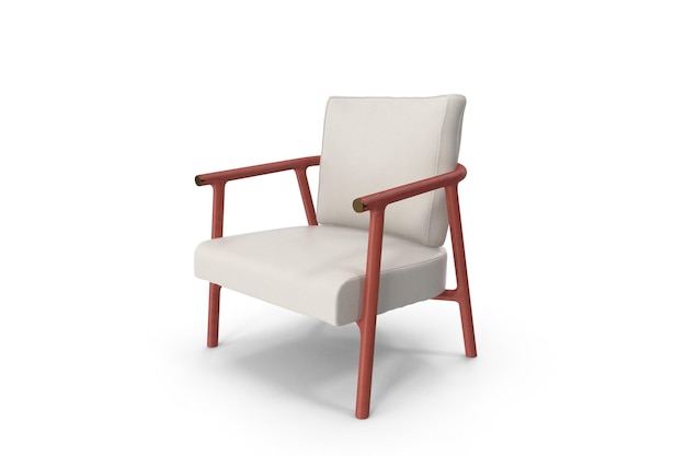 White Arm Chair