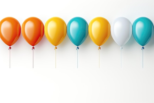 white backdrop with balloons