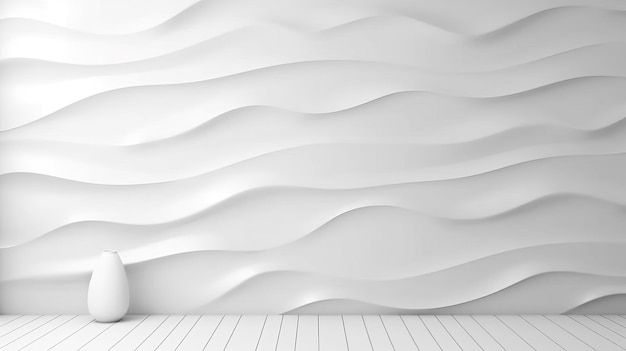 Foto sfondo bianco 3d render waves shape background texture immagini di sfondo bianco pulito jpg