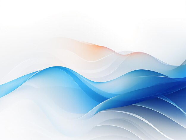 Photo white background adorned with intriguing geometric waves ai generation