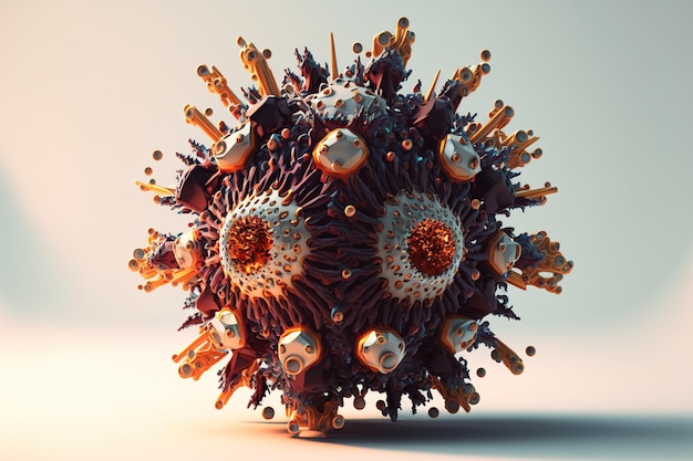 На белом фоне эпидемия коронавируса и коронавирусы гриппа