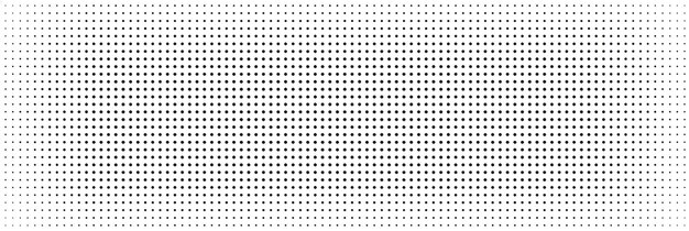 Foto sfondio bianco coperto da punti neri uniformemente distribuiti