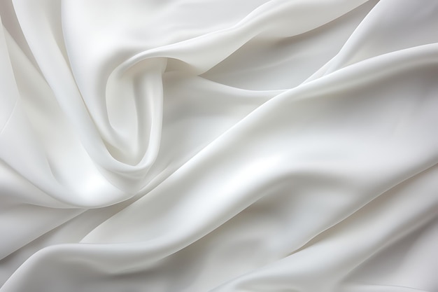 White Background Fabric Satin Texture