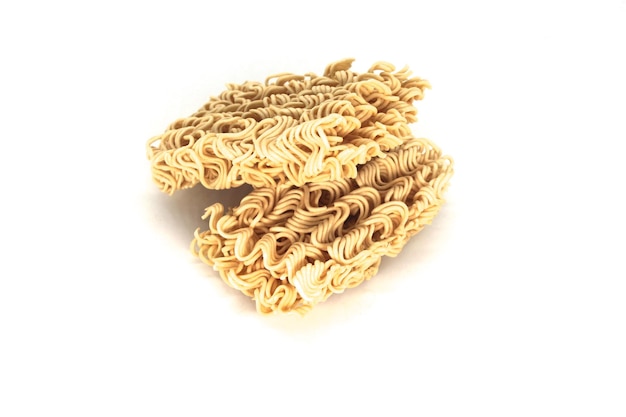 White background material for instant noodles