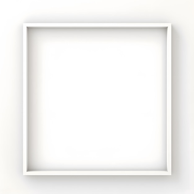 Photo white background picture frame blank empty for background pretty backdrop minimal modern