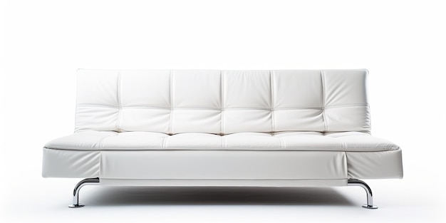 Photo white background sofa bed