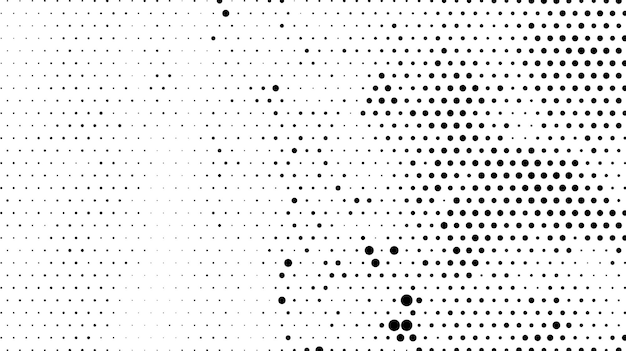 a white background with black dots and dots