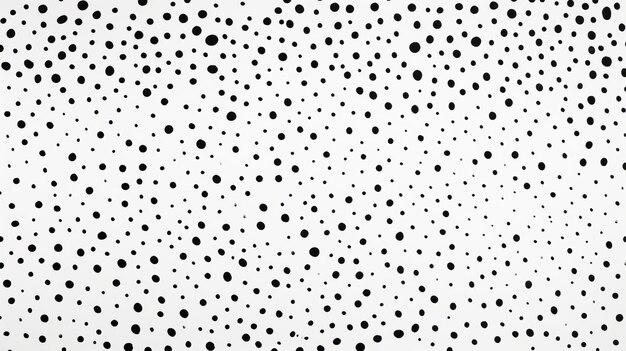 Photo white background with black dots