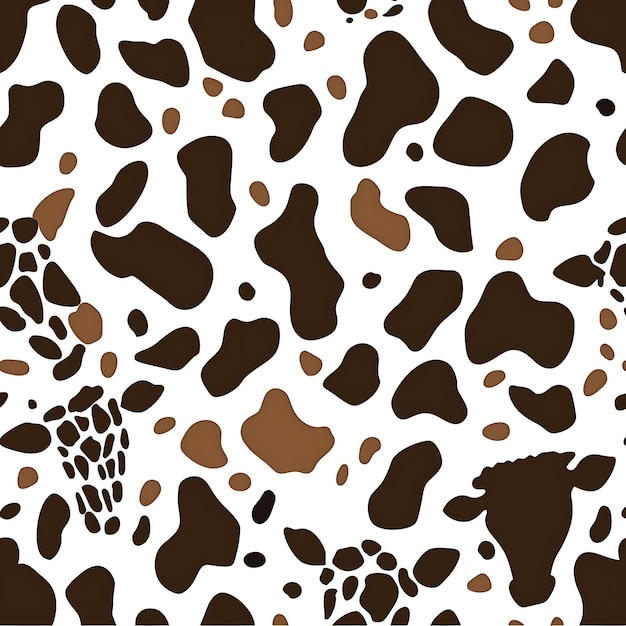 Photo a white background with brown spots and brown spots