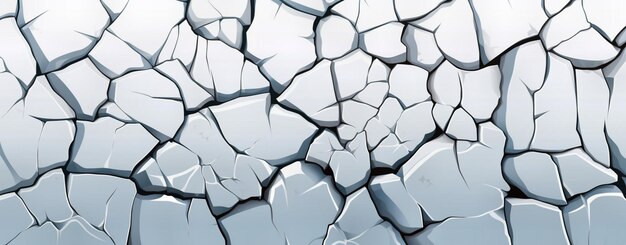 Photo white background with cracks