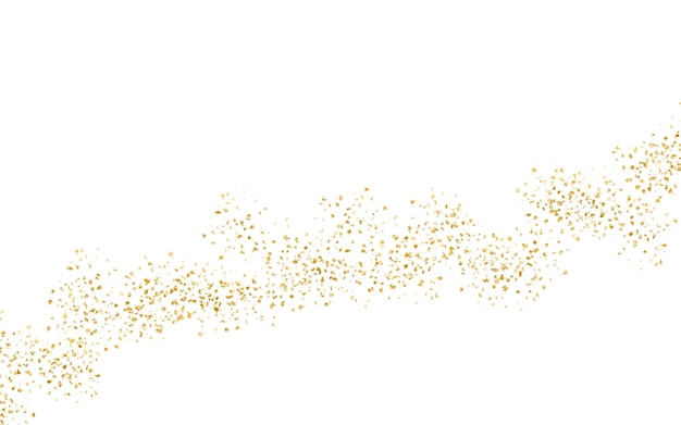 White background with gold dots creating a dynamic pattern