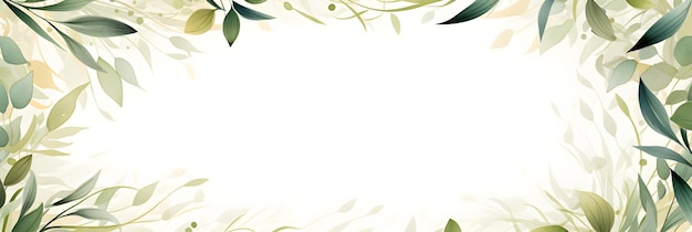 a white background with green leaves and branches Abstract Lime color foliage background with